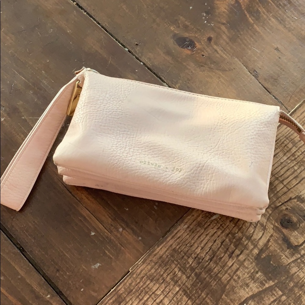 Olivia + Joy Blush Pink Clutch